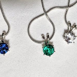 Precious stone necklace